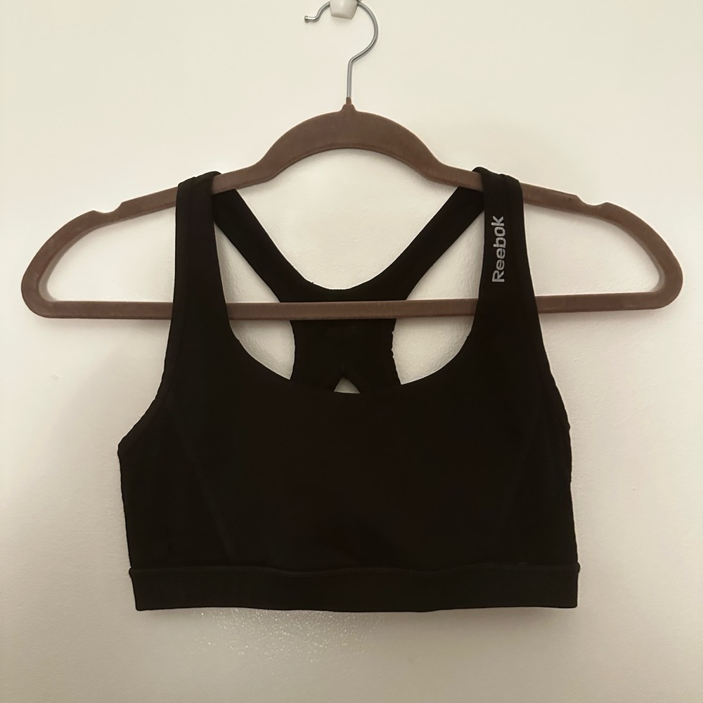 Reebok Black Sports Bra